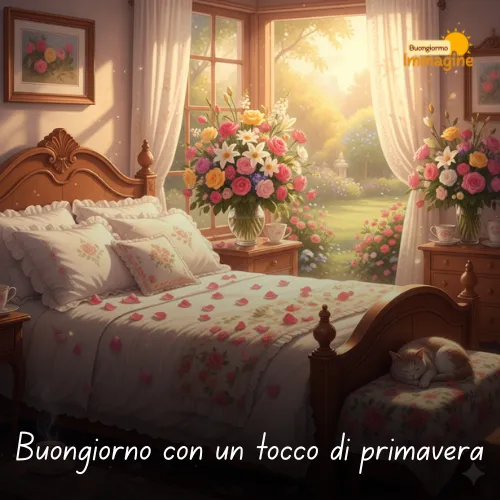 Immagini Buongiorno Gratis per Iniziare la Giornata con un Sorriso 39 Buongiorno con un tocco di primavera