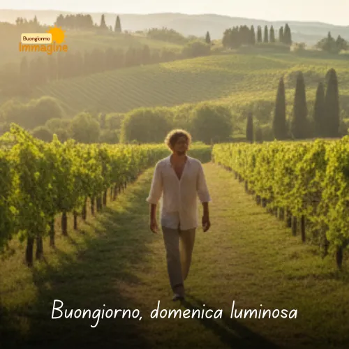 Buongiorno, domenica luminosa