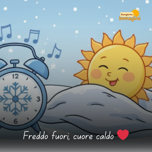 Immagini Buongiorno Gratis per Iniziare la Giornata con un Sorriso 127 Freddo fuori, cuore caldo ❤️