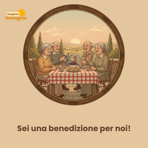 Immagini Buongiorno Gratis per Iniziare la Giornata con un Sorriso 12 Sei una benedizione per noi