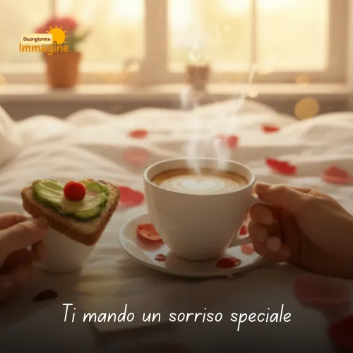 Immagini Buongiorno Gratis per Iniziare la Giornata con un Sorriso 240 Ti mando un sorriso speciale