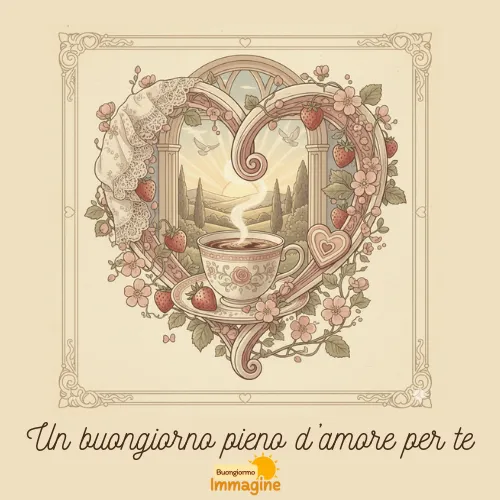 Immagini Buongiorno Gratis per Iniziare la Giornata con un Sorriso 38 Un buongiorno pieno d’amore per te