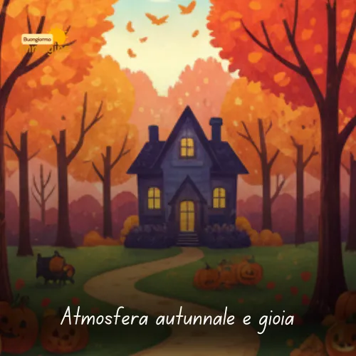 Immagini Buongiorno Gratis per Iniziare la Giornata con un Sorriso 194 Atmosfera autunnale e gioia