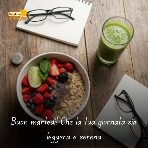 Immagini Buongiorno Gratis per Iniziare la Giornata con un Sorriso 80 Buon martedì! Che la tua giornata sia leggera e serena
