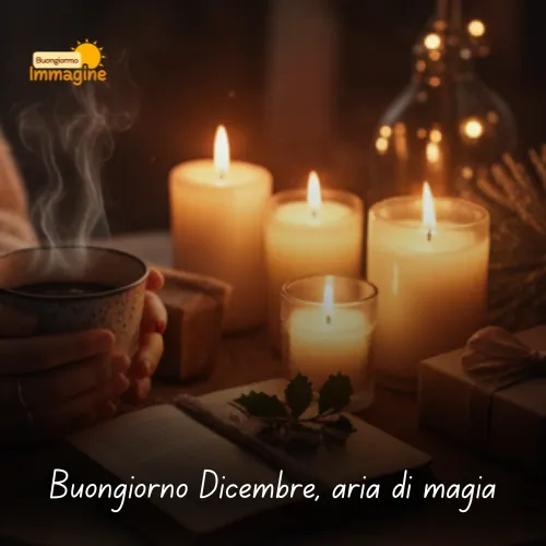 Immagini Buongiorno Gratis per Iniziare la Giornata con un Sorriso 171 Buongiorno Dicembre, aria di magia