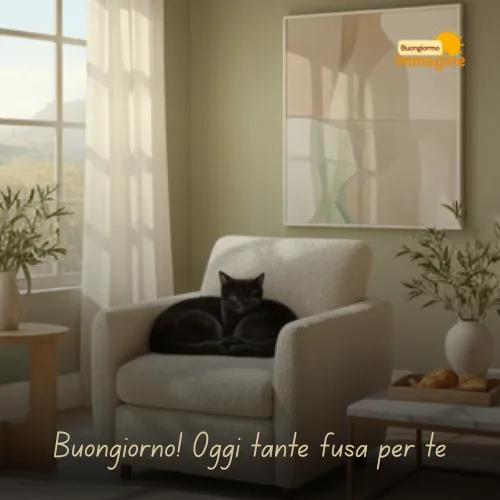 Immagini Buongiorno Gratis per Iniziare la Giornata con un Sorriso 52 Buongiorno! Oggi tante fusa per te