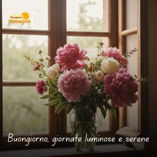 Buongiorno giornate luminose e serene