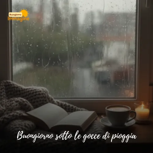 Immagini Buongiorno Gratis per Iniziare la Giornata con un Sorriso 69 Buongiorno sotto le gocce di pioggia