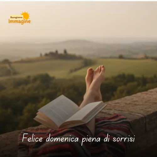 Felice domenica piena di sorrisi