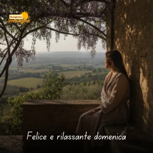 Felice e rilassante domenica