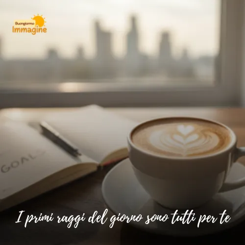 Immagini Buongiorno Gratis per Iniziare la Giornata con un Sorriso 63 I primi raggi del giorno sono tutti per te