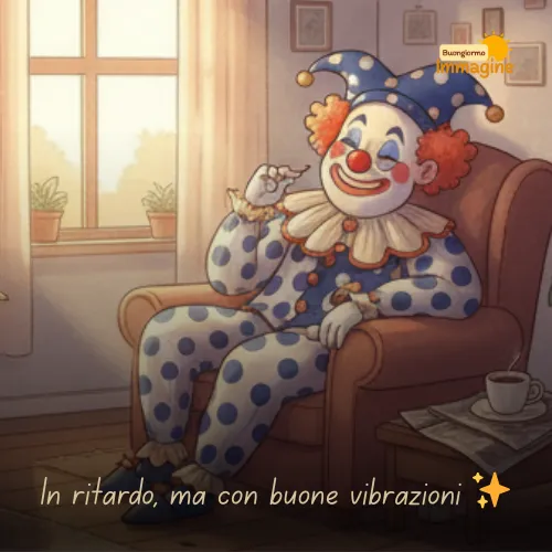 Immagini Buongiorno Gratis per Iniziare la Giornata con un Sorriso 61 In ritardo, ma con buone vibrazioni ✨