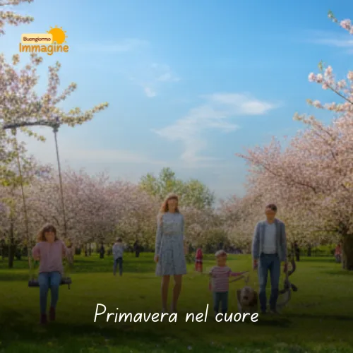 Immagini Buongiorno Gratis per Iniziare la Giornata con un Sorriso 185 Primavera nel cuore