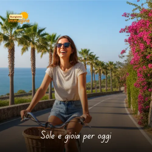 Immagini Buongiorno Gratis per Iniziare la Giornata con un Sorriso 228 Sole e gioia per oggi