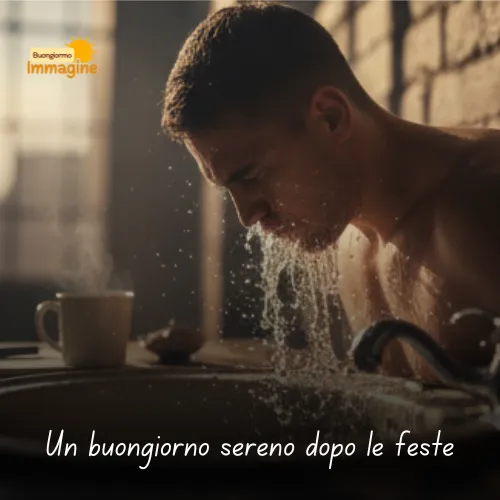 Immagini Buongiorno Gratis per Iniziare la Giornata con un Sorriso 215 Un buongiorno sereno dopo le feste