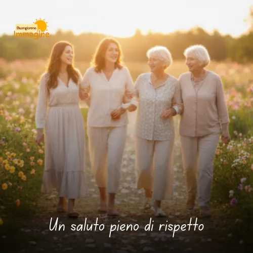 Immagini Buongiorno Gratis per Iniziare la Giornata con un Sorriso 235 Un saluto pieno di rispetto