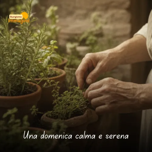 Una domenica calma e serena