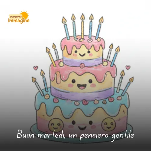 Buongiorno Buon Martedì: Immagini da Condividere con il Sorriso 56 Buon martedì, un pensiero gentile