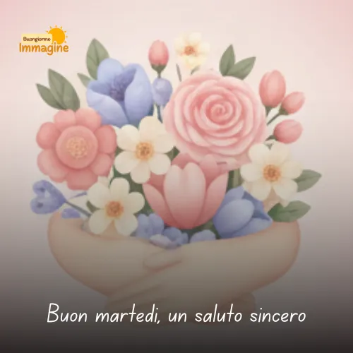 Buongiorno Buon Martedì: Immagini da Condividere con il Sorriso 12 Buon martedì, un saluto sincero