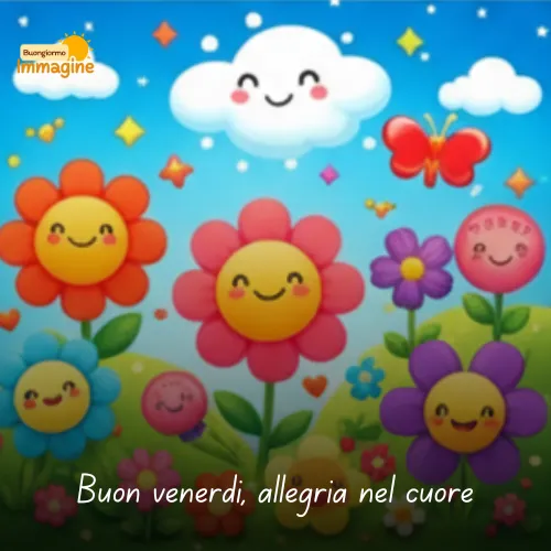 Buongiorno Buon Venerdì Immagini Nuove da Condividere con Gioia 49 Buon venerdì, allegria nel cuore