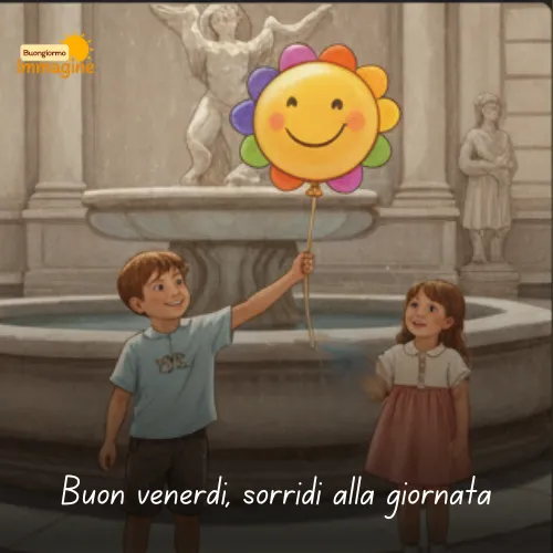 Buongiorno Buon Venerdì Immagini Nuove da Condividere con Gioia 10 Buon venerdì, sorridi alla giornata