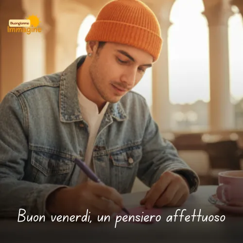 Buongiorno Buon Venerdì Immagini Nuove da Condividere con Gioia 17 Buon venerdì, un pensiero affettuoso