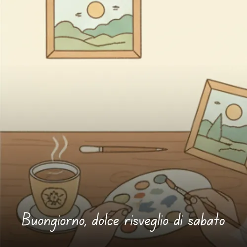 Buongiorno Buon Sabato e Buon Fine Settimana Immagini da Condividere 67 Buongiorno, dolce risveglio di sabato