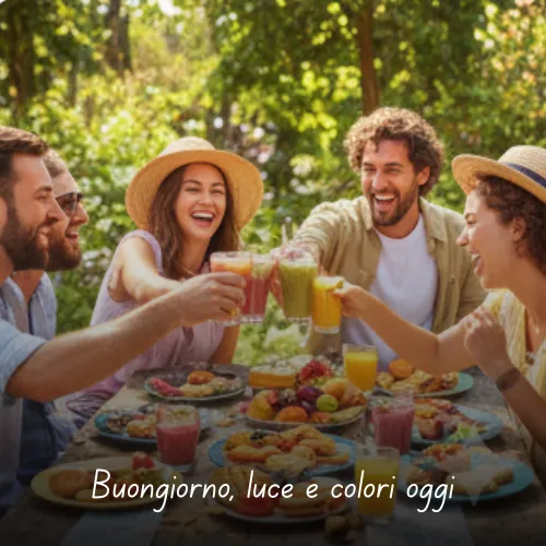 Buongiorno Buon Sabato e Buon Fine Settimana Immagini da Condividere 60 Buongiorno, luce e colori oggi