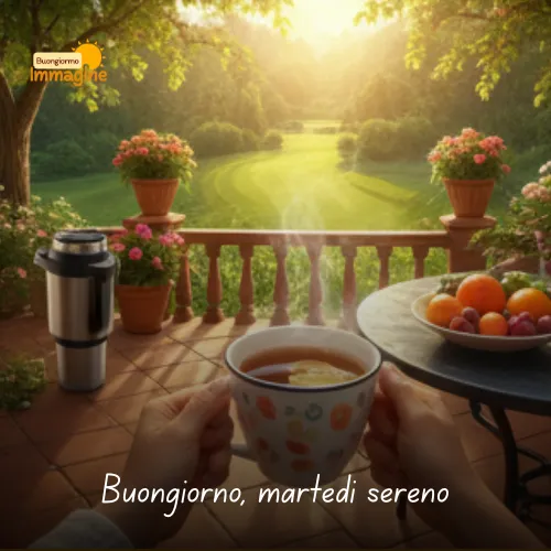 Buongiorno Buon Martedì: Immagini da Condividere con il Sorriso 21 Buongiorno, martedì sereno