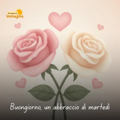 Buongiorno Buon Martedì: Immagini da Condividere con il Sorriso 9 Buongiorno, un abbraccio di martedì