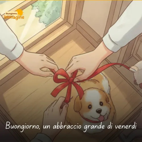 Buongiorno Buon Venerdì Immagini Nuove da Condividere con Gioia 41 Buongiorno, un abbraccio grande di venerdì