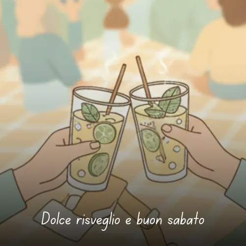 Buongiorno Buon Sabato e Buon Fine Settimana Immagini da Condividere 62 Dolce risveglio e buon sabato