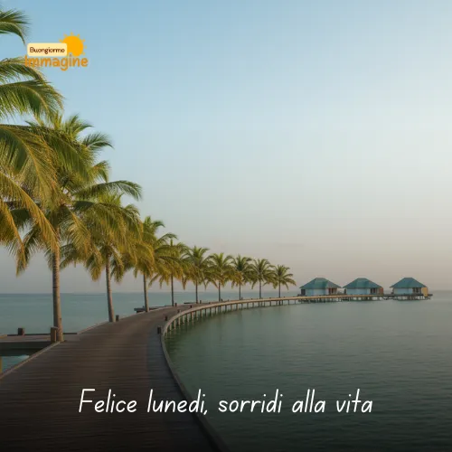 Immagini Buongiorno Buon Lunedì per Iniziare con Positività 2 Felice lunedì, sorridi alla vita