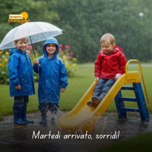 Buongiorno Buon Martedì: Immagini da Condividere con il Sorriso 51 Martedì arrivato, sorridi!