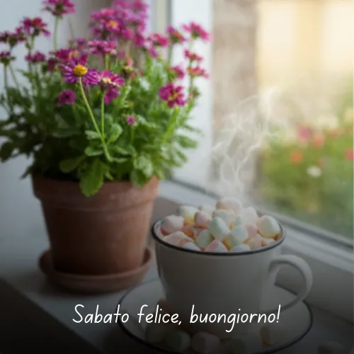 Buongiorno Buon Sabato e Buon Fine Settimana Immagini da Condividere 57 Sabato felice, buongiorno!