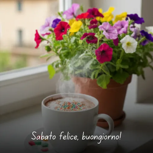 Buongiorno Buon Sabato e Buon Fine Settimana Immagini da Condividere 20 Sabato felice, buongiorno!
