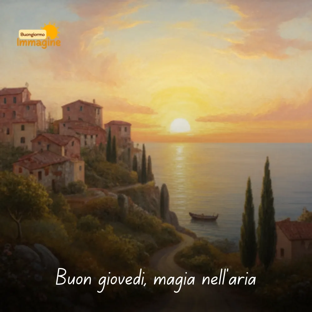 Buon gioved&igrave;, magia nell&rsquo;aria