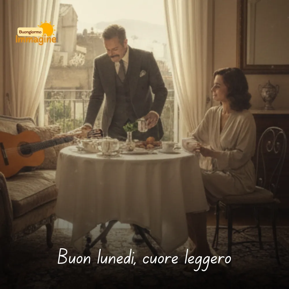Buon luned&igrave;, cuore leggero