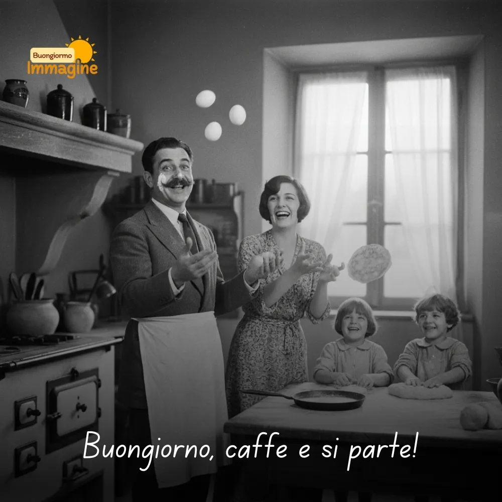 Buongiorno, caff&egrave; e si parte!