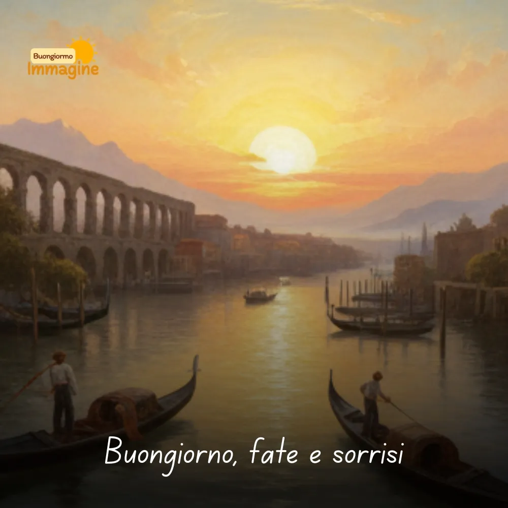 Buongiorno, fate e sorrisi