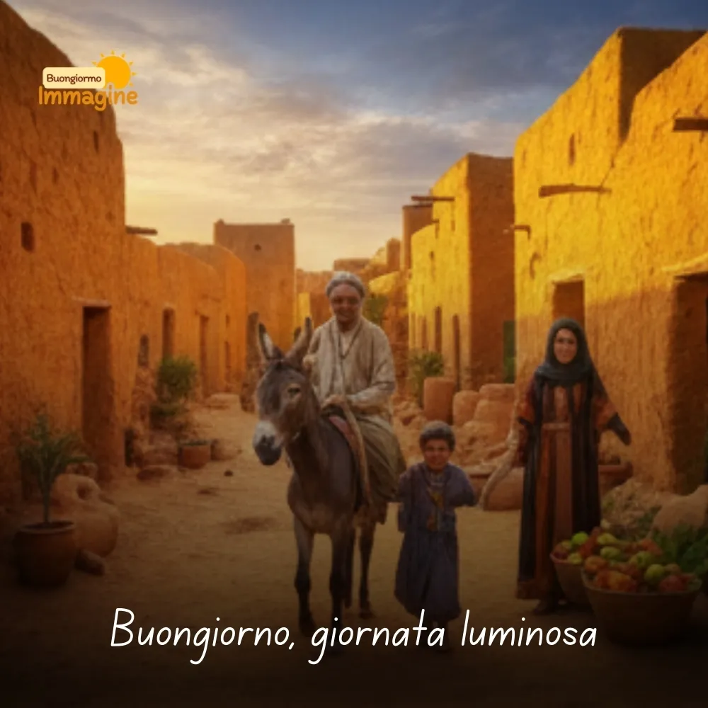 Buongiorno, giornata luminosa