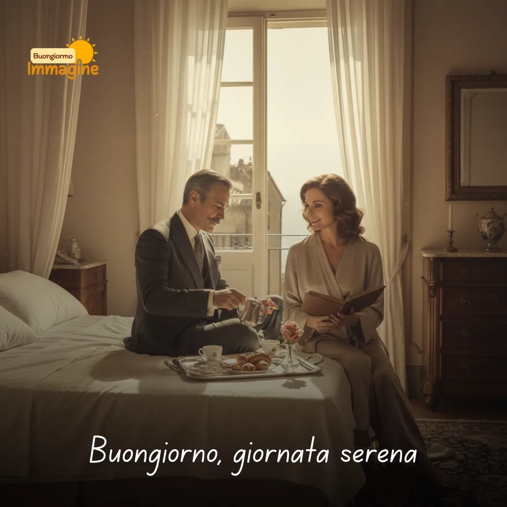 Buongiorno, giornata serena