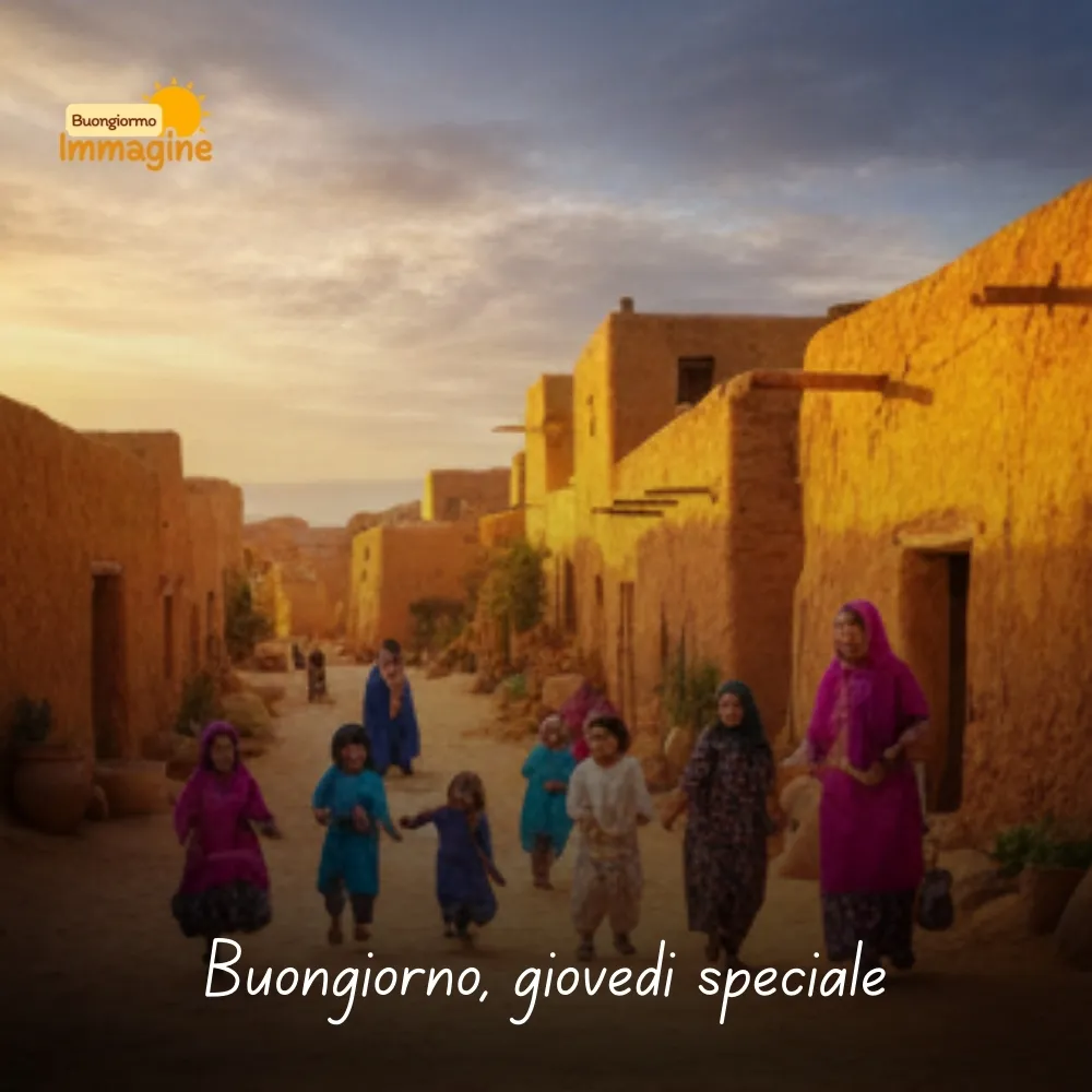 Buongiorno, gioved&igrave; speciale