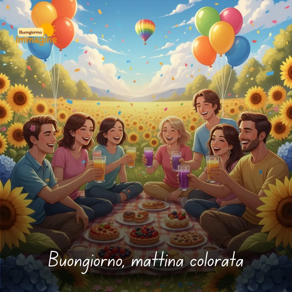 Buongiorno, mattina colorata