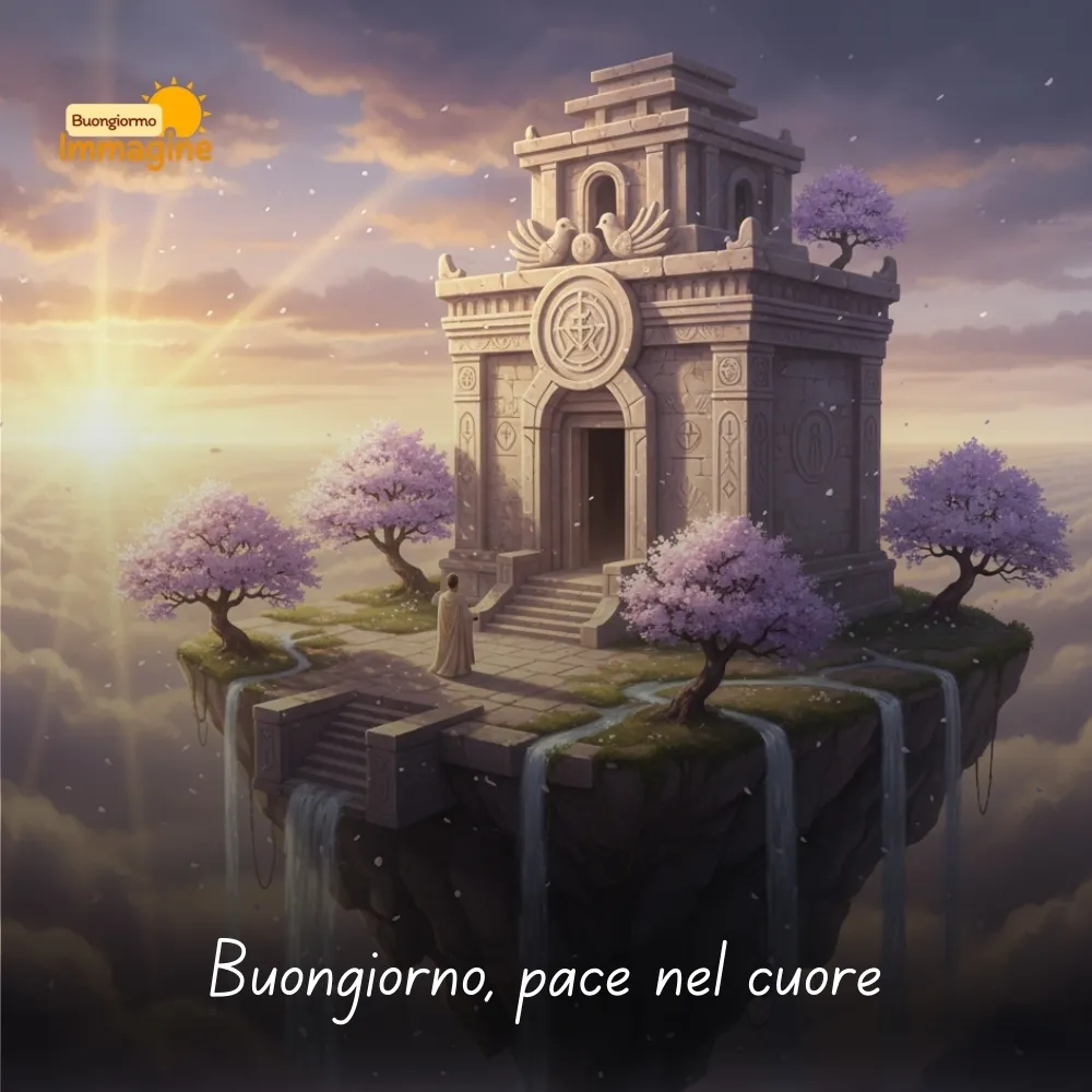 Buongiorno, pace nel cuore