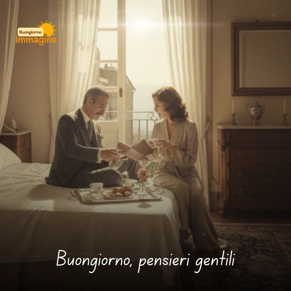 Buongiorno, pensieri gentili