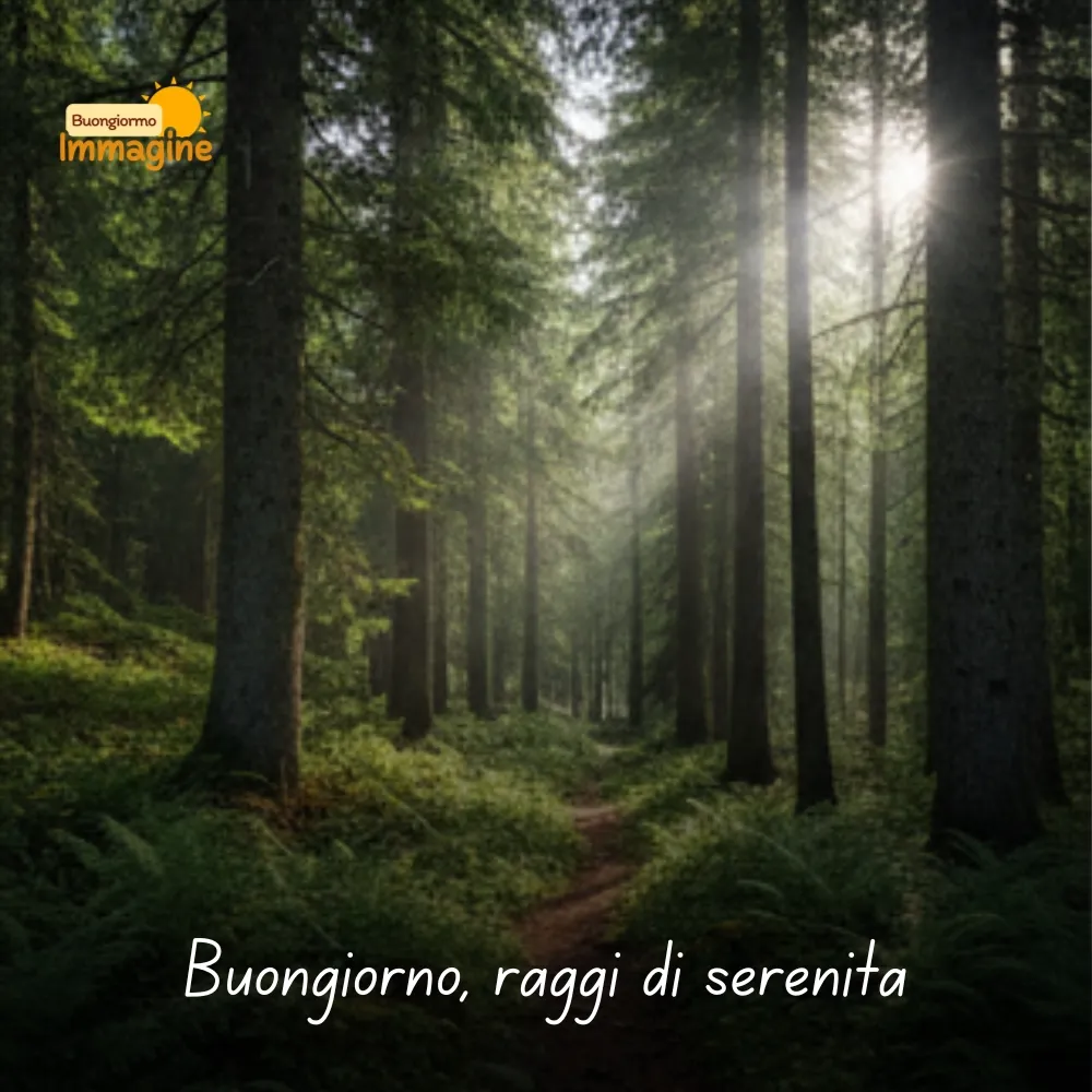Buongiorno, raggi di serenit&agrave;