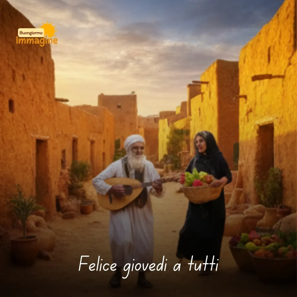 Felice gioved&igrave; a tutti