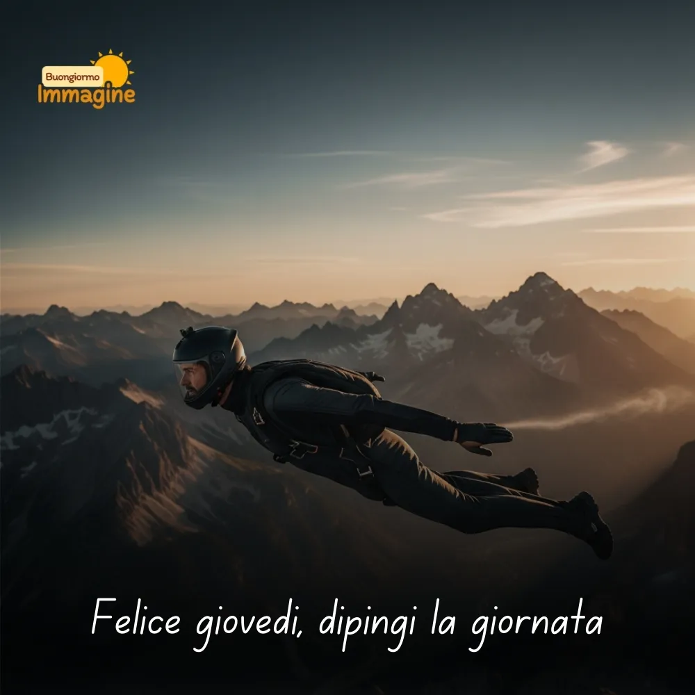 Felice gioved&igrave;, dipingi la giornata