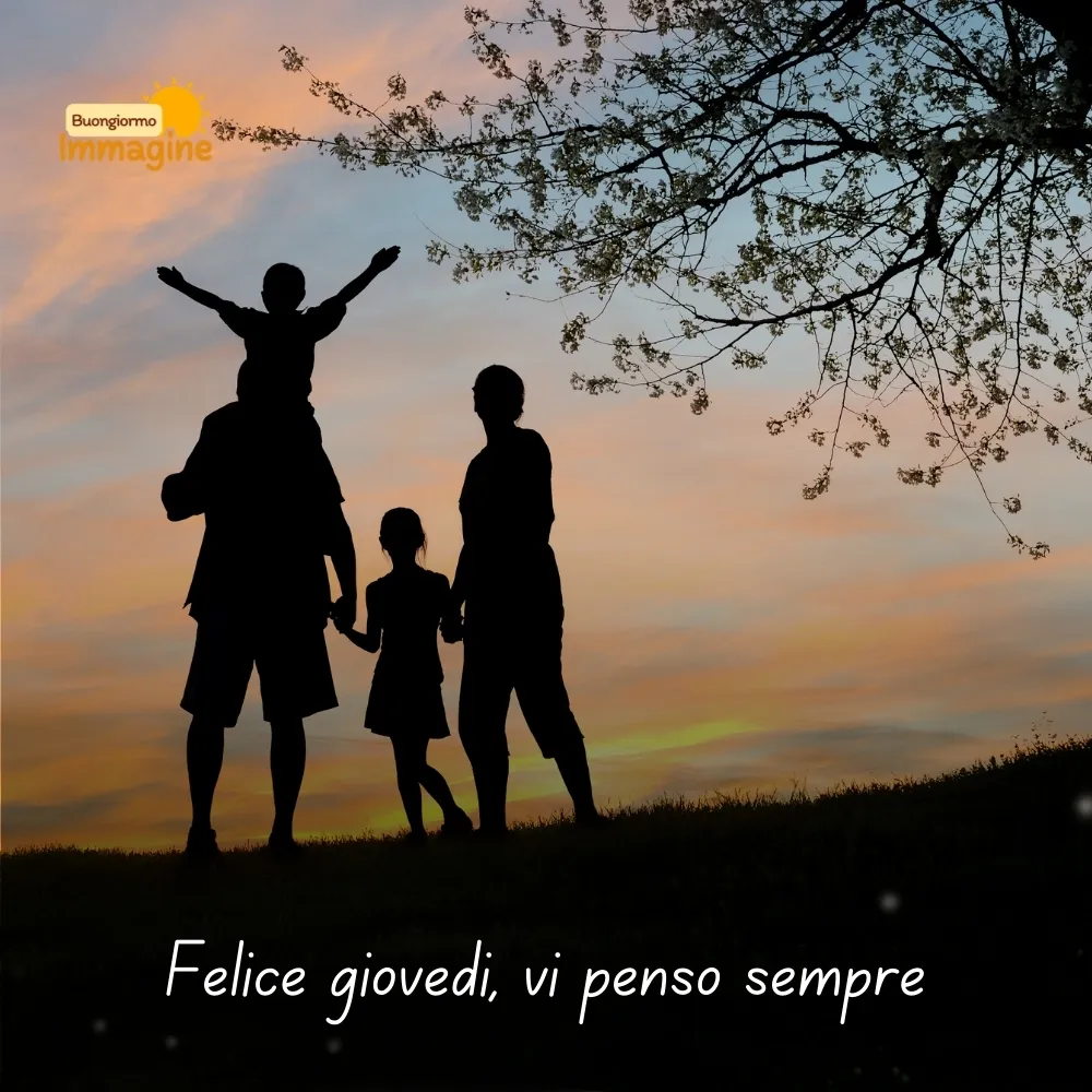 Felice gioved&igrave;, vi penso sempre